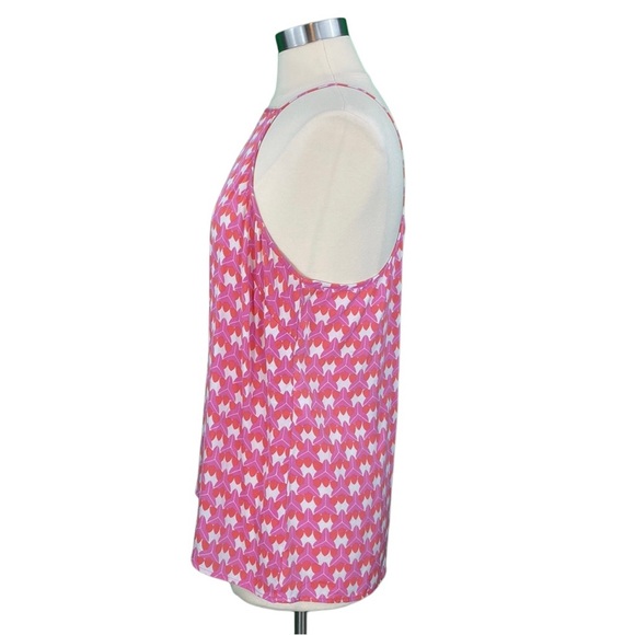 Banana Republic Milly Silk Blend Abstract Print Tank Top - Picture 12 of 16